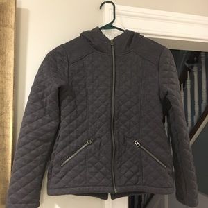 The North Face Girls 10/12 Charcoal Gray Jacket.